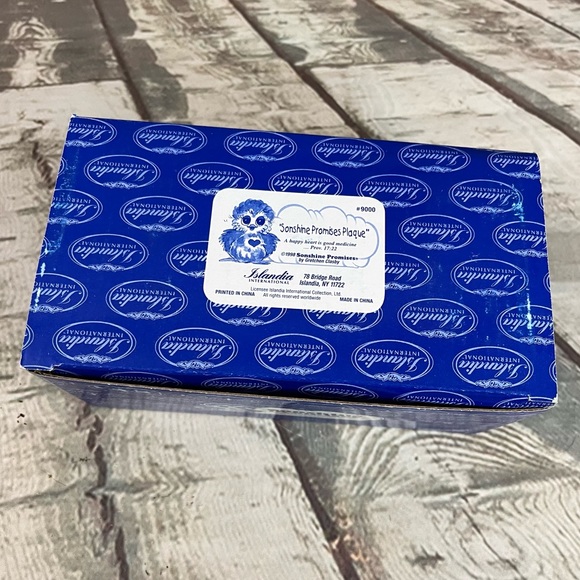 Sonshine Promise Bird Plaque A Happy Heart Is Good Medicine Gretchen Clasby 1998 - Picture 8 of 13